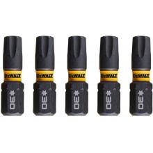 DeWALT DT7384T Súprava skrutkovacích bitov T30 x 25 mm - 5 ks