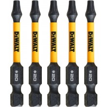 DeWALT DT7395T Súprava skrutkovacích bitov T20 x 57 mm, 5 ks