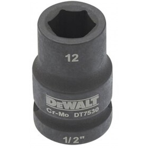 DeWALT DT7530 Extreme Impact Nástrčná hlavica 1/2“ krátka, 12 mm