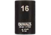 DeWALT DT7534 Nástrčná hlavica EXTREME IMPACT 1/2“ krátka, 16 mm