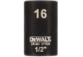 DeWALT DT7534 Extreme Impact Krátka nástrčná hlavica 1/2“/ 16 mm