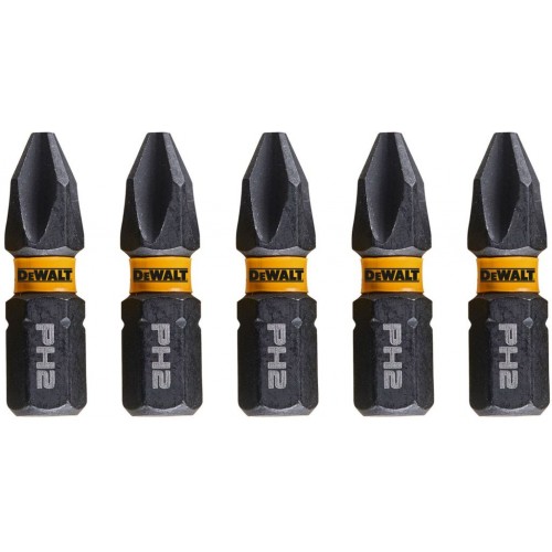 DeWALT DT7994T Súprava skrutkovacích bitov PH2 25 mm, 5 ks DeWALT DT7994T Súprava skrutkovacích bitov PH2 25 mm, 5 ks