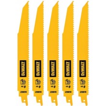 DeWALT DT90381 Bimetalové pílové listy na drevo 228mm 5ks