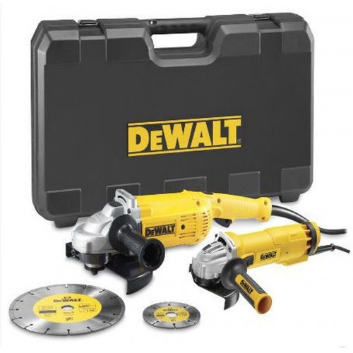 DeWALT DWE492SDT Set uhlových brúsok 230 mm+125 mm DeWALT DWE492SDT Set uhlových brúsok 230 mm+125 mm