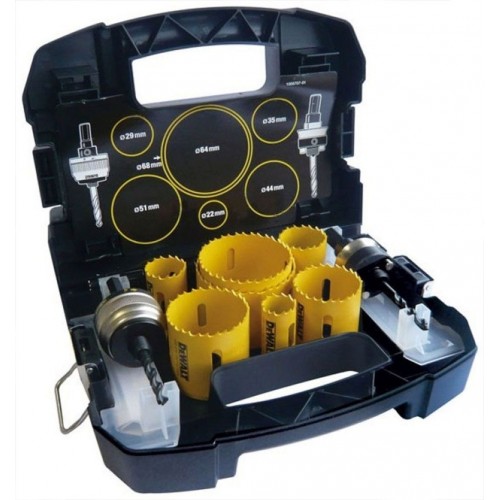 DeWALT DT90353 11 dielna sada koruniek Universal EXTREME - 22, 29, 35, 44, 51, 64, 68 mm