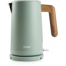 DOMO WOOD YOU Rýchlovarná kanvica (1,7l/2200W) nerez, zelená DO9282WK