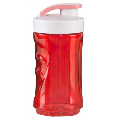 DOMO Malá fľaša smoothie mixéra, 300ml, červená DO434BL-BK