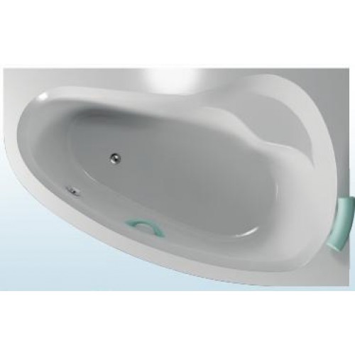 TEIKO Vaňa Dorado 160 P rohová 160x95 cm, akrylátová, biela, pravá V110160R04T10001