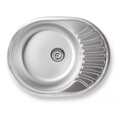 NOVASERVIS kuchynský drez 45 x 58 x 16.5 cm nerez tkaná štruktúra DR45/58TS