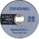DREMEL SpeedClic - rezný kotúč extra tenký 2615S409JB