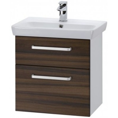 DŘEVOJAS GO 600 skříňka s umyvadlem Mini 600, orech, úchytka A 20753