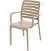 EVOLUTIF CHARLOTTE Country záhradná stolička, cappuccino 17200307