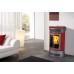 EDILKAMIN BIJOUX teplovodné kachle na pelety , 15kW , červená 751150