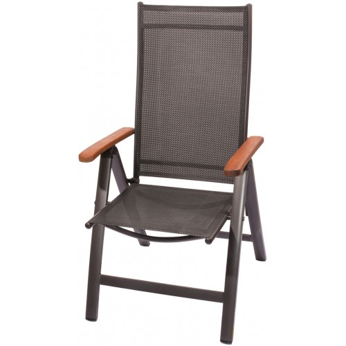 ELBE polohovacie kreslo antracit / čierna 10242253