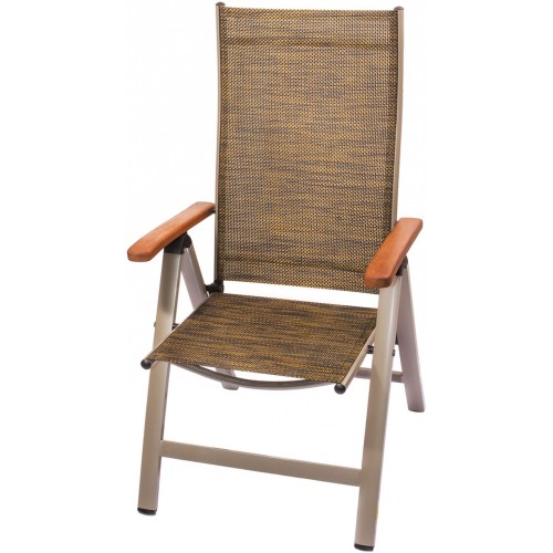 ELBE polohovacie kreslo cappucino / čierna 10160440