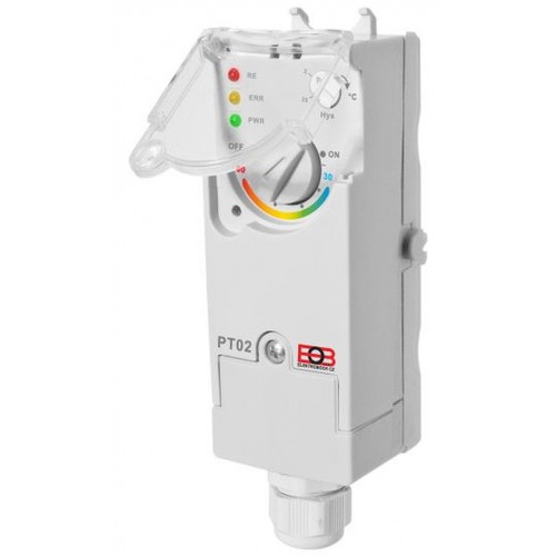 ELEKTROBELEKTROBOCK Elektronický príložný termostat s funkciou ON / OFF PT02