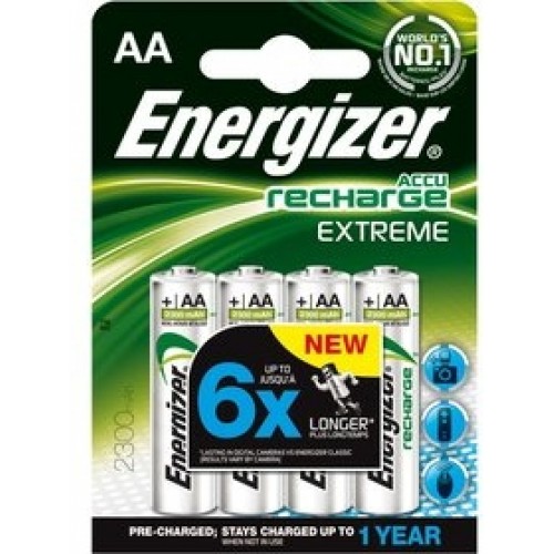 ENERGIZER Nabíjacie tužkové batérie NiMH EXT 2300 mAh 4xAA 35048680
