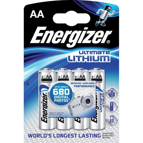 ENERGIZER Alkalické tužkové batérie Ultimate Lithium FR6 / 4 4xAA 35035752