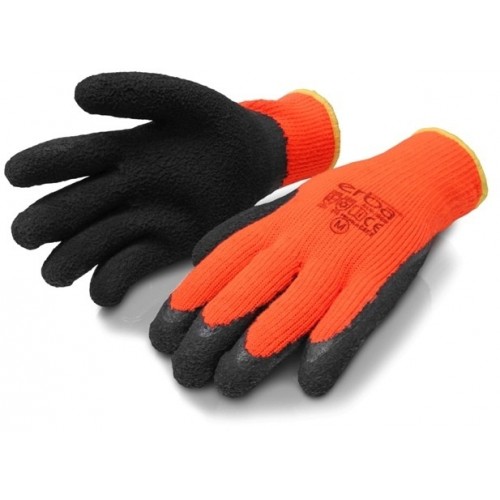 ERBA Pracovné rukavice M akrylové potiahnuté latexom ER-55059