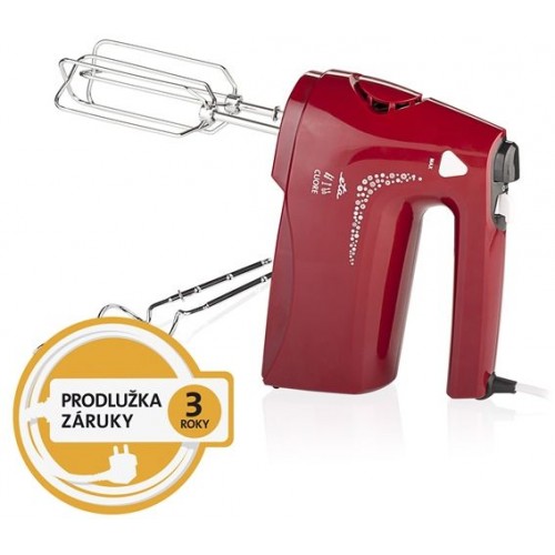 ETA CUORE 0089 90010 Ručný šľahač, červený