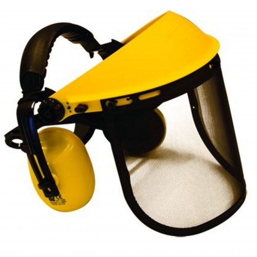 EUROGARDEN Tvárový štít so slúchadlami 9101035