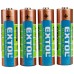 EXTOL Energy Alkalické tužkové batérie AA 1,5 V, 4ks 42011