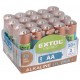 EXTOL Energy Alkalické tužkové batérie Ultra + AA 1,5 V, 20ks 42013
