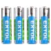 EXTOL ENERGY batéria zink-chloridové, 4ks, 1,5V AA (LR6) 42001