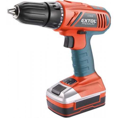 EXTOL PREMIUM LI 18 CD skrutkovač AKU 18V Li - ion 8891110 EXTOL PREMIUM LI 18 CD skrutkovač AKU 18V Li - ion 8891110