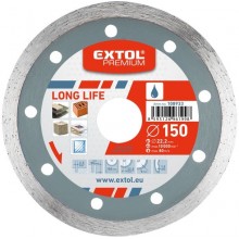 EXTOL PREMIUM kotúč diamantový rezný 150x22, 2mm - celoobvodový 108933