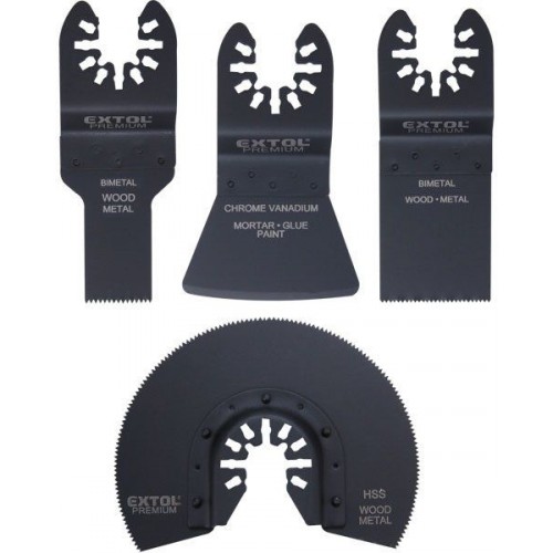 EXTOL PREMIUM náradie multifunkčné, sada 4ks, na kov a drevo 8803824 EXTOL PREMIUM náradie multifunkčné, sada 4ks, na kov a drevo 8803824