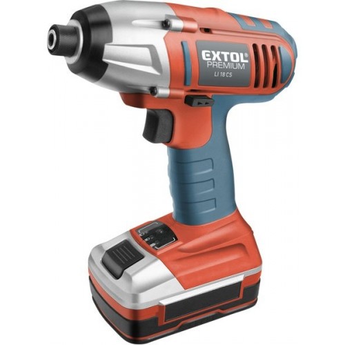 EXTOL PREMIUM LI 18 SK uťahovák príklepový aku, 18V Li-ion 8891111 EXTOL PREMIUM LI 18 SK uťahovák príklepový aku, 18V Li-ion 8891111