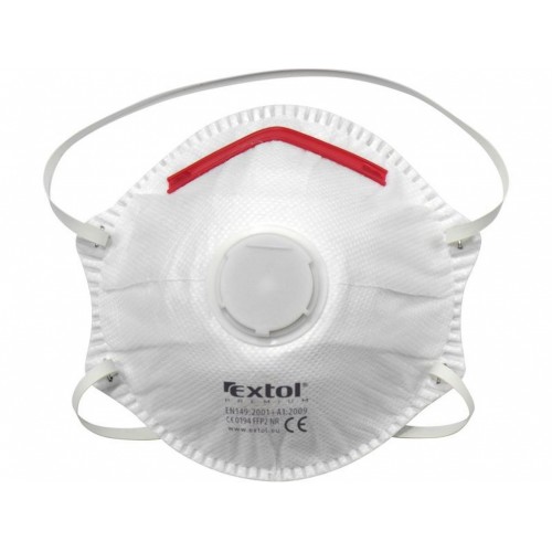 EXTOL PREMIUM respirátory s výdychovým ventilom FFP2, sada 5ks, tvarované 8856724 EXTOL PREMIUM respirátory s výdychovým ventilom FFP2, sada 5ks, tvarované 8856724