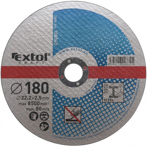 EXTOL CRAFT kotúče 180x2, 5x22, 2mm, rezné na kov 5ks 108040