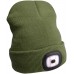 EXTOL LIGHT čiapka s čelovkou, nabíjateľná, USB, zelená, univerzálna veľkosť 43192