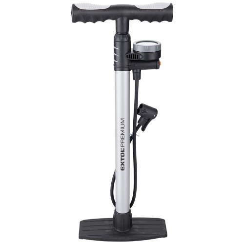 EXTOL PREMIUM pumpa na bicykel s manometrom a upouštěcím ventilom 8864200