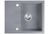 FERRO MEZZO II Granitový drez, 580x480mm, sivý DRGM48/58GA