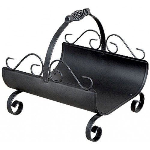 HS FLAMINGO Kôš na drevo 2, čierny mat HSF15-002