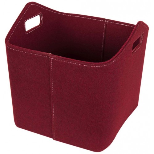 HS FLAMINGO Kôš na drevo plstený, červený HSF 15-085