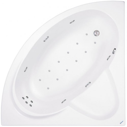 TEIKO Vaňa Florida rohová 135x135 cm - HTP systém ECO HYDRO V211135N04T01211