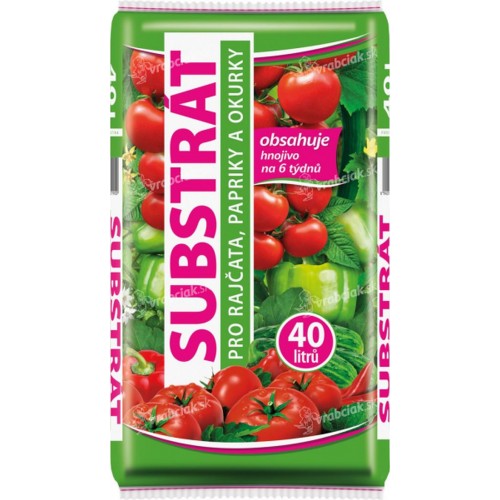 Substrát pre paradajky, papriky, uhorky, 40l