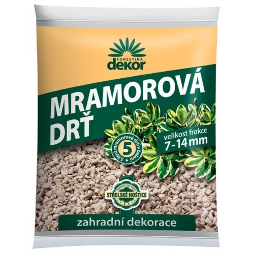 Forestina Dekor Mramorová drť 20 l, 7-14mm, záhradná dekorácie 1131009 Forestina Dekor Mramorová drť 20 l, 7-14mm, záhradná dekorácie 1131009