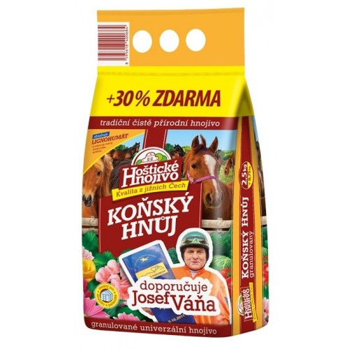 Hnojivo konský hnoj "Váňův" 2,5 kg + 30% ZDARMA