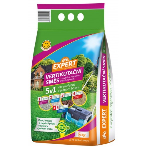 FORESTINA EXPERT Vertikutačná zmes 5v1 5 kg FORESTINA EXPERT Vertikutačná zmes 5v1 5 kg