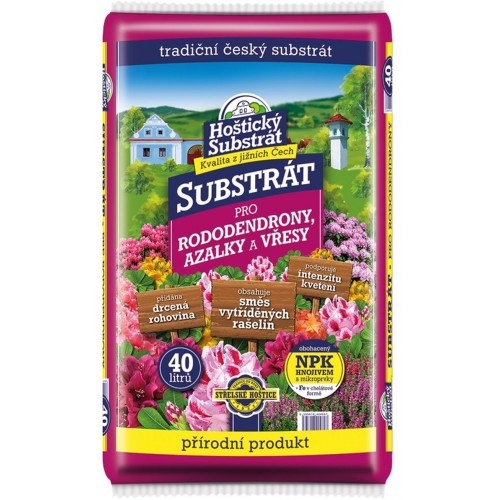 Hoštický substrát pre rododendrony, azalky a vresy 40l Hoštický substrát pre rododendrony, azalky a vresy 40l
