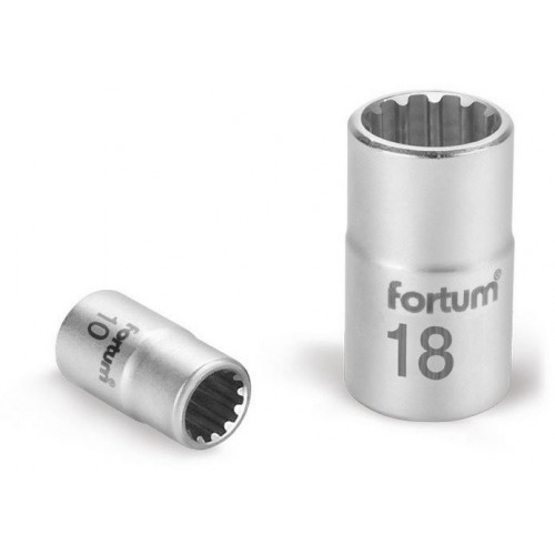 FORTUM kľúč nástrčný Multilock 1/4", 4mm, L 25mm 4701102