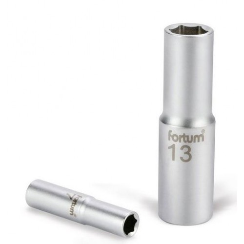 FORTUM Hlavica nástrčná predĺžená 1/4", 9 mm, L 50mm 4701522