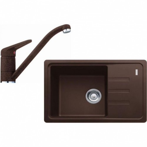 Franke SET G117 (drez BSG 611-62 hnedý + batérie FC 9541 hnedá) 114.0440.713
