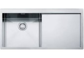BAZÁR Franke Planar PPX 211/611 / 2 TL, 1000x512 mm, drez pravý + sifón 127.0203.464 POŠK