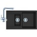 Franke SET G11 granitový drez MRG 651-78 grafit + batéria Samoa chróm 114.0253.336